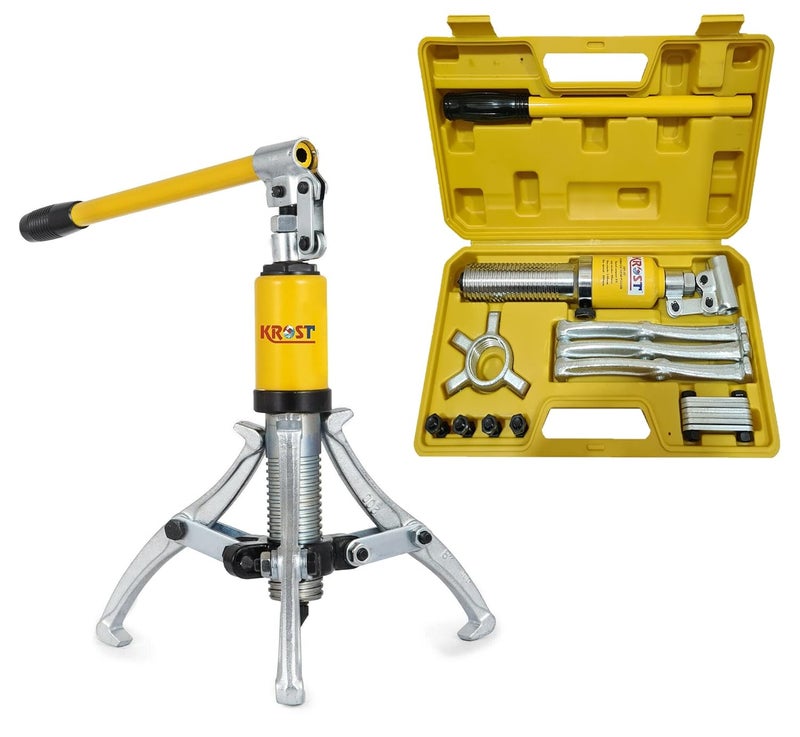 KROST 5 Ton Hydraulic Gear Puller Bearing Puller 3 in1 Pumps Oil Tube Drawing Machine - Image 1