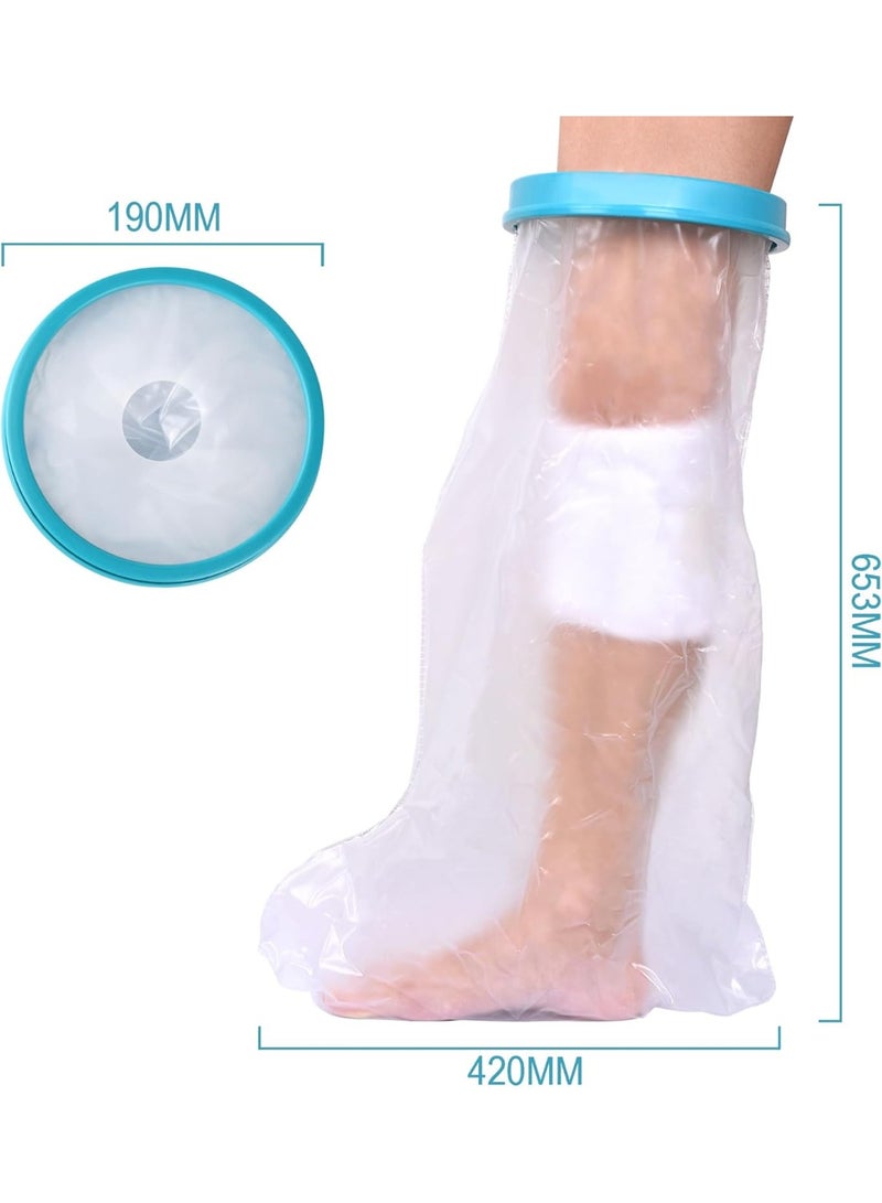 Arabest Waterproof Leg Cast Cover for Shower Adult, Cast Protector for Broken Leg, Reusable Water Resistant Adult Cast Bag for Swimming Bathing with Watertight Seal Cast Cover Leg for Leg Foot Ankle Adult - Image 3