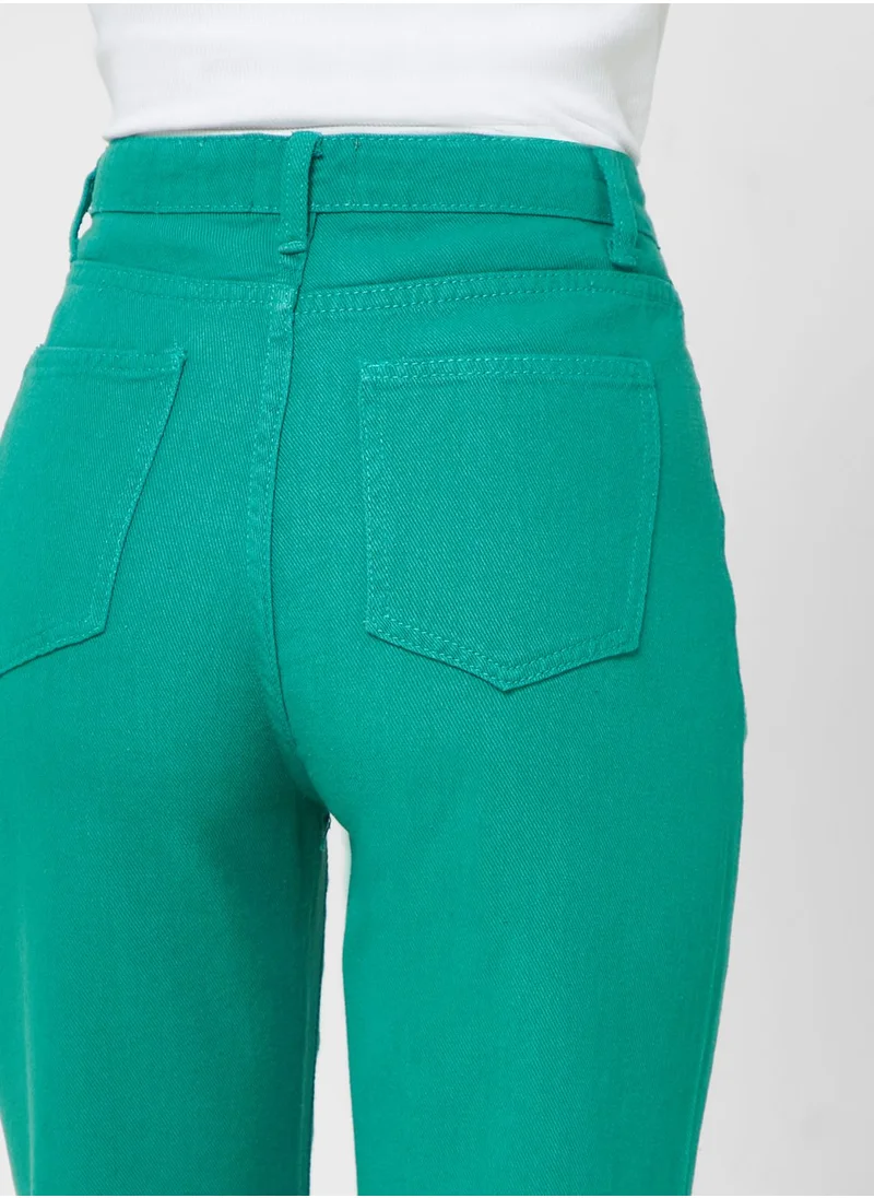 جينجر Straight Fit Colored Jeans