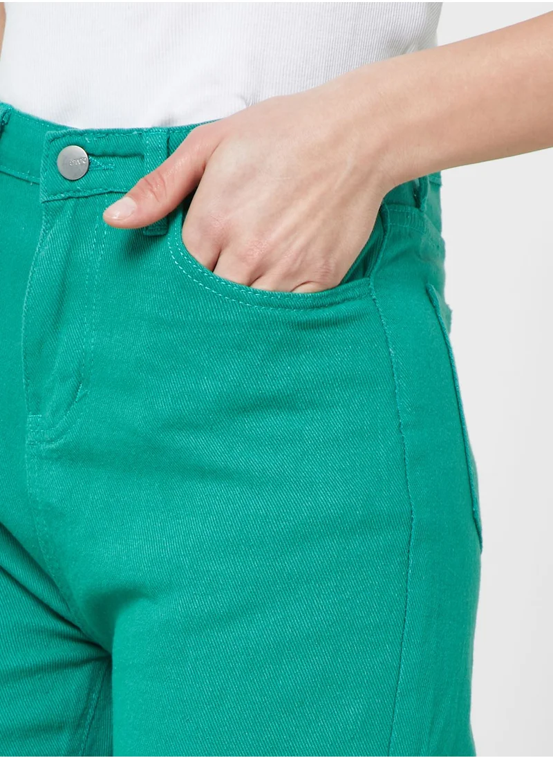 جينجر Straight Fit Colored Jeans