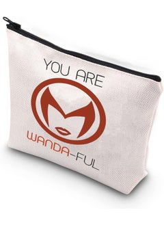 WCGXKO WCGXKO Vanda Inspirational Gift for Woman You Are Wanda-ful Zipper Pouch Cosmetics Bag for Best Friend Mom Sister (WANDA-FUL) 