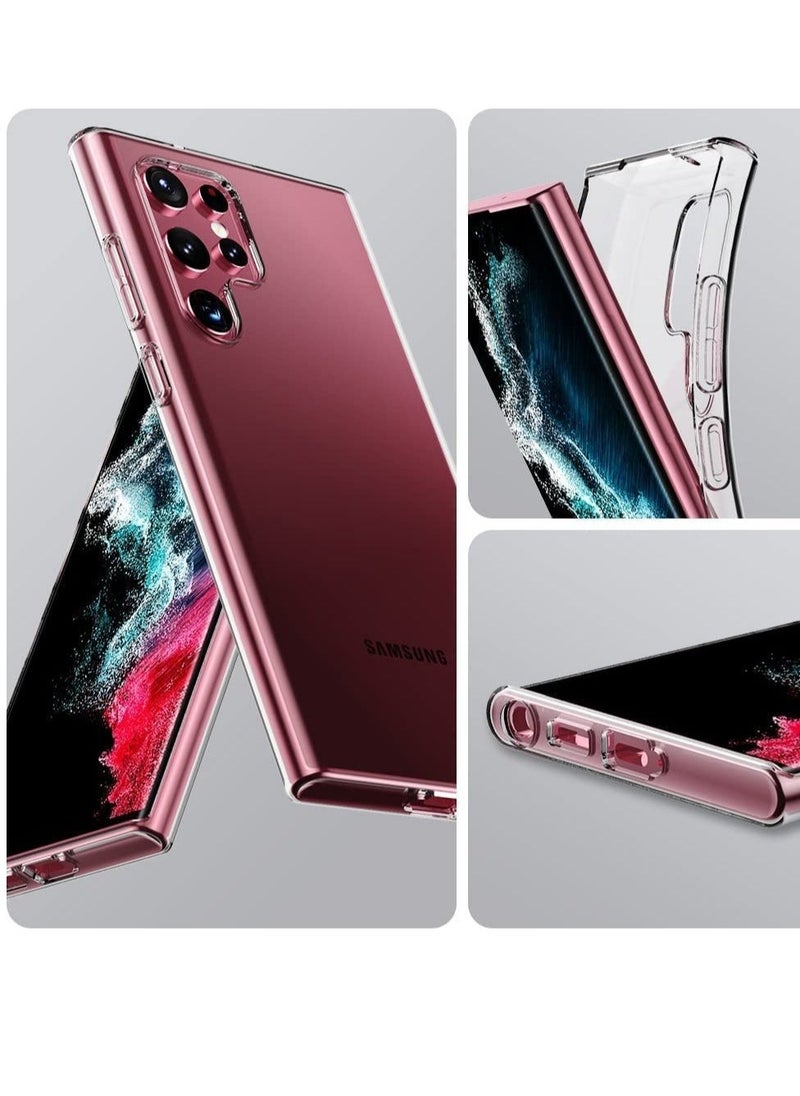 Raxoom Crystal Clear Case Designed for Galaxy S22 ULTRA,Slim Fit [Ultra Transparent ] Shockproof Case Cover for Samsung Galaxy S22 ULTRA - Image 5