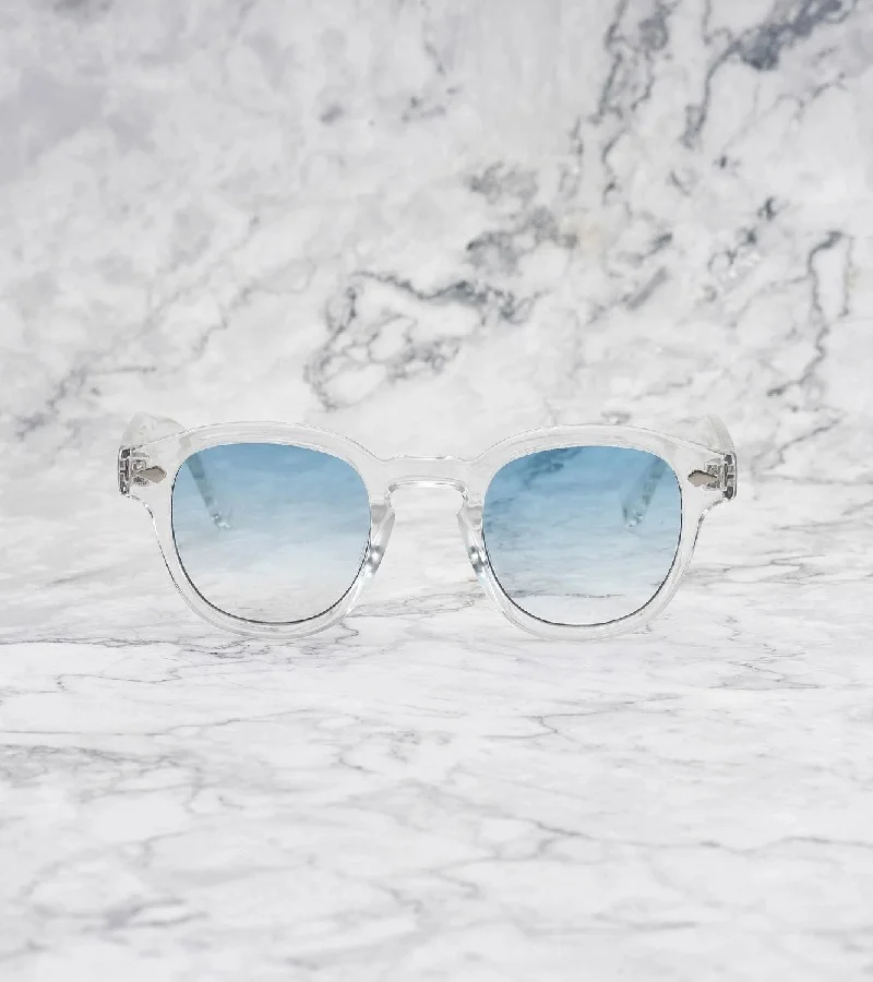 Explicit Poets Explicit Poets Unisex JOHNNY CLEAR Clear - Gradient Blue Stylish Sunglasses, 2EP33