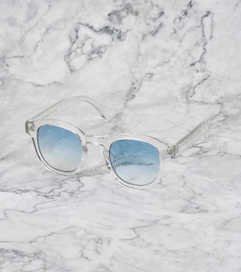 Explicit Poets Explicit Poets Unisex JOHNNY CLEAR Clear - Gradient Blue Stylish Sunglasses, 2EP33