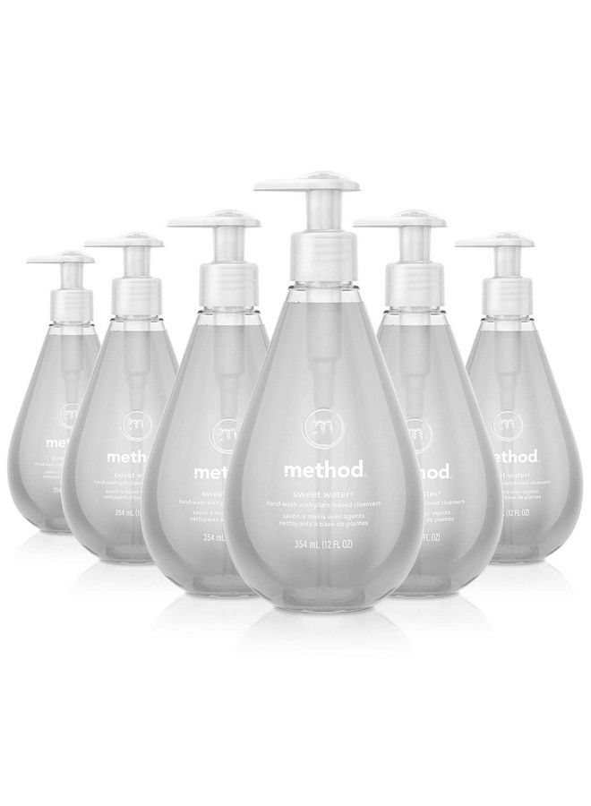 Method Gel Hand Soap Sweet Water 12 Oz 6 Pack Packaging May Vary - Image 1