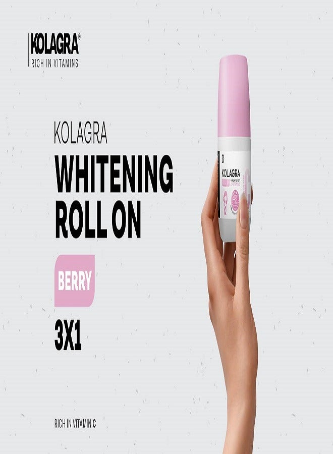 KOLAGRA Whitening Roll-On Rich 3 in 1 Vitamin C 60ml - Image 5
