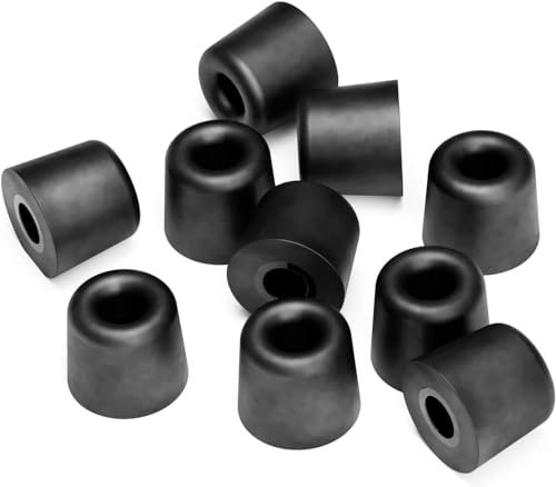 Decibullz Custom Molded Memory Foam Earbud Tips – 5 Pack Large | Comfortable Ear Bud Replacement Tips for Earphones & Earplugs - Image 1