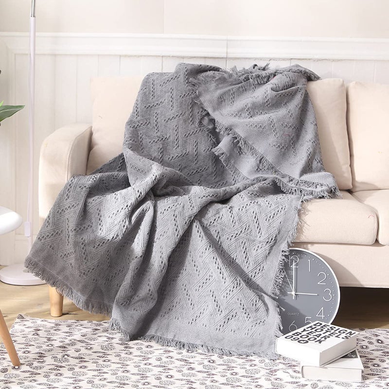 AIVIA Chair Single Seat Cover Sheet Blanket Tablecloth, Throw Cushion Covers for Chairs, 1 Cushion Furniture Decor Slipcovers Protector for Dogs Cats Table Cloth Fabric Dark Gray - Image 4