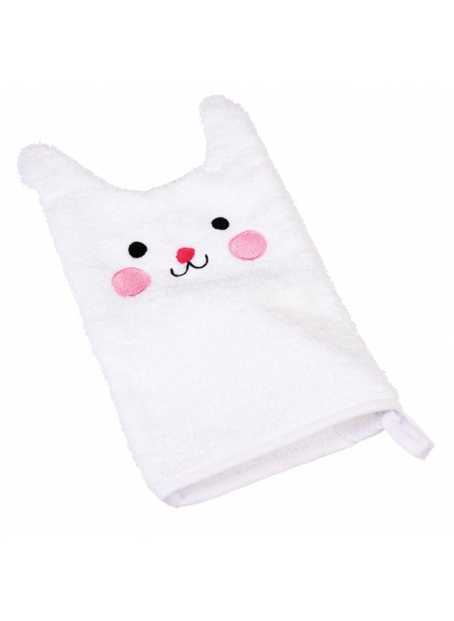 Rex London Bonnie The Bunny Bath Mitt – Soft and Cute Kids Bath Mitt for Gentle Bath Time Fun – Ideal for Toddlers and Babies  - Image 3