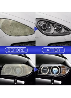 OUHOE Car Headlight Repair Fluid, Convenient Portable Auto Headlight Restoration Liquid, Long Lasting Innovative Headlight Repair Polish, Scratch Removal Spray for Head Light Lens, (1pc 10ml + Sponge)  - Image 4