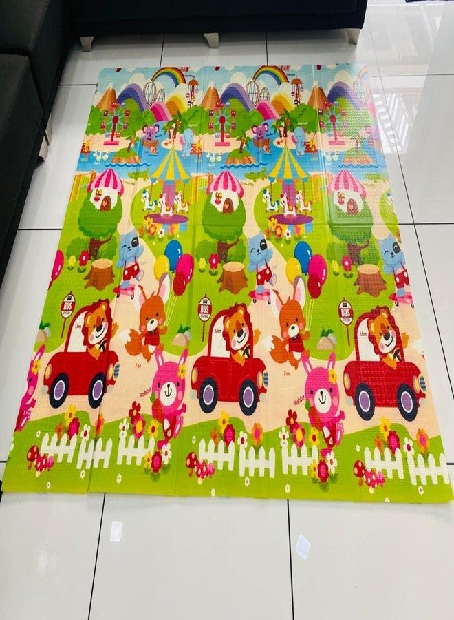 RGKJAS Giraffe Design Baby Playmat 6x6.5 Ft Waterproof Non-Slip Reversible Portable Kids Toddler Mat - Image 2