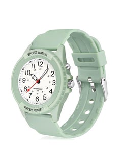 Kids Analog Watch for Boys Girls, Waterproof Time Teaching with Night Light, Easy to Read and Learning Children 6-18