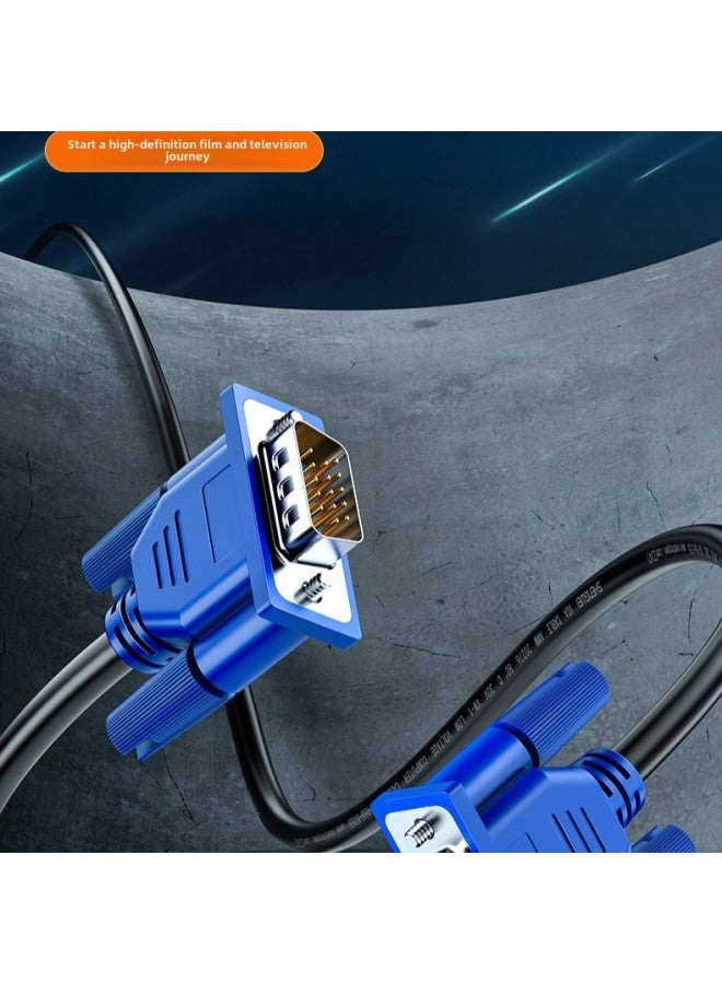 HD VGA Video Cable Extension Cable Data Cable Computer TV Monitor Vga Cable Projection Cable Video Cable-Color:3 + 6vga Cable-Line Length:3 M - Image 4