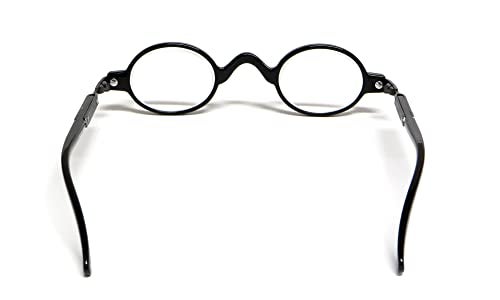 Calabria R314/R501S Vintage Retro Metal Reading Glasses +2.50 Black Men Women Designer Professor Round Single Power Readers - Image 4