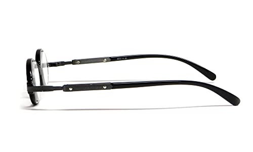 Calabria R314/R501S Vintage Retro Metal Reading Glasses +2.50 Black Men Women Designer Professor Round Single Power Readers - Image 3