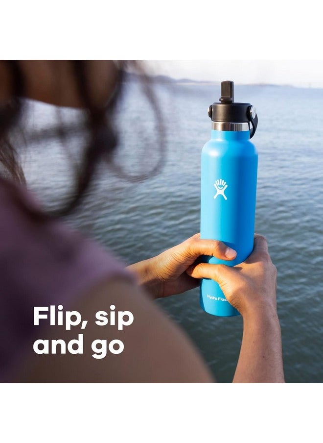 Hydro Flask Flask 24 Oz Standard Flex Straw Cap Fossil  - Image 5