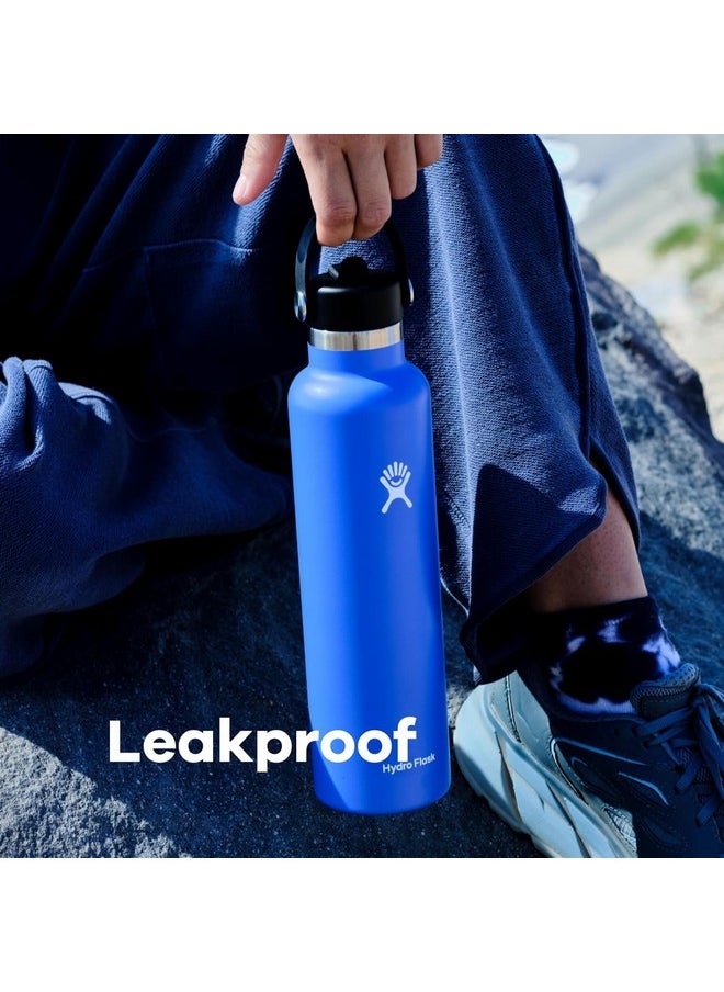 Hydro Flask Flask 24 Oz Standard Flex Straw Cap Fossil  - Image 2