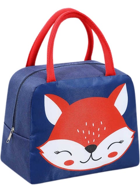 لانش باج للأطفال ، حقيبة غداء معزولة محمولة برسومات كرتونيه كبيرة السعة لطيفة مقاومة للماء، قماش أكسفورد عالي الجودة - (شكل عشوائى)