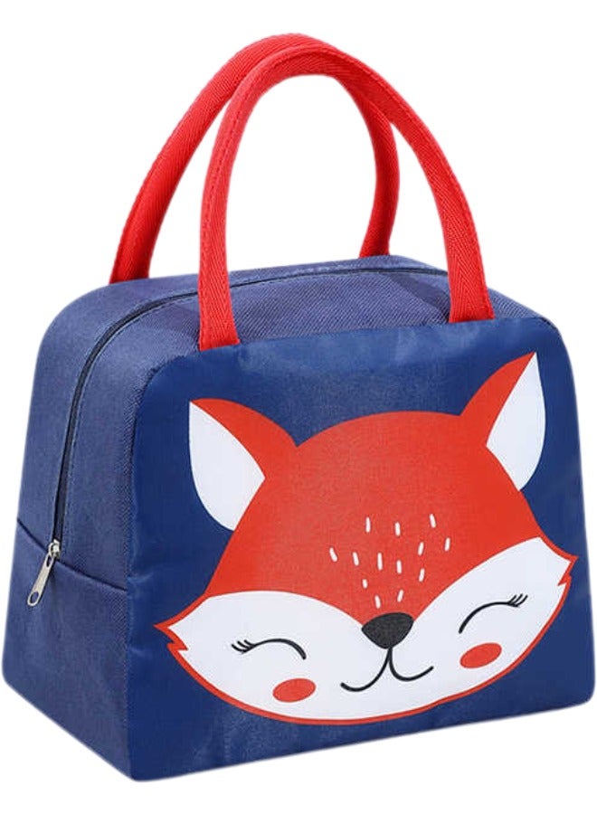 Kids Lunch Bag, Cute Cartoon Large Capacity Waterproof Portable Insulated Lunch Bag, High Quality Oxford Cloth - (Random Style) - Image 1