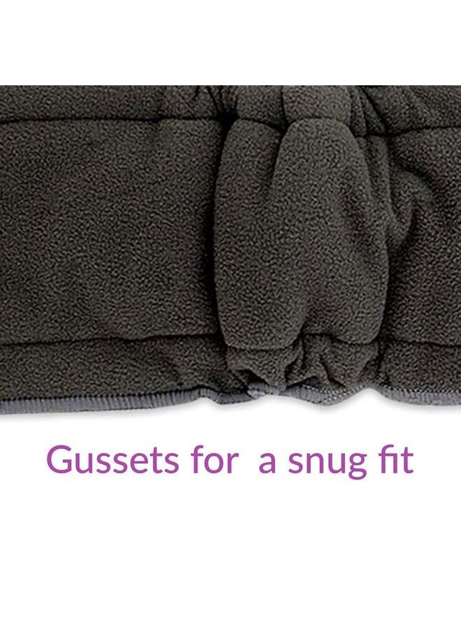 BEMBIKA - 5 Layer Bamboo Charcoal Inserts With Gussets Liners Natures Cloth Diaper Liner Wetfree Reusable Washable Cotton Diaper Nappy Inserts For Baby Cloth Diapers (Set Of 3) - Image 1