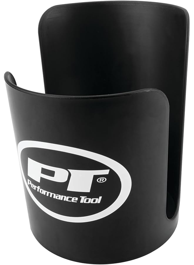 Performance Tool W12525 Black Magnetic Cup Caddy, Organizer Magnet For Bottles, Screwdrivers, Pencils - Image 1