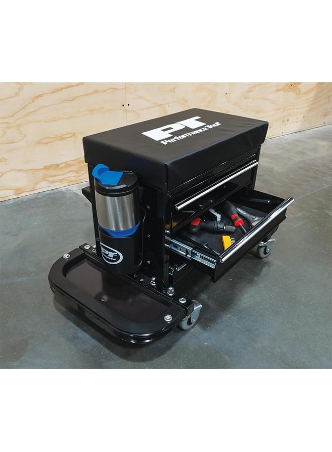 Performance Tool W12525 Black Magnetic Cup Caddy, Organizer Magnet For Bottles, Screwdrivers, Pencils - Image 5