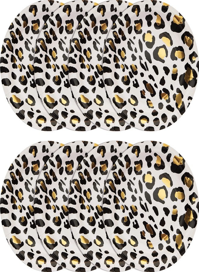 CREATIVE CONVERTING Leopard Paper Plates, 8 ct - Image 3