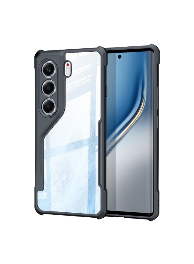 Case Compatible Tecno Camon 40 Pro, Hole Cooling Case Hybrid Clear TPU Bumper Aluminum Heat Shield - Image 2