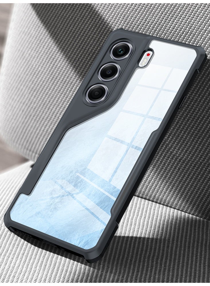 Case Compatible Tecno Camon 40 Pro, Hole Cooling Case Hybrid Clear TPU Bumper Aluminum Heat Shield - Image 3