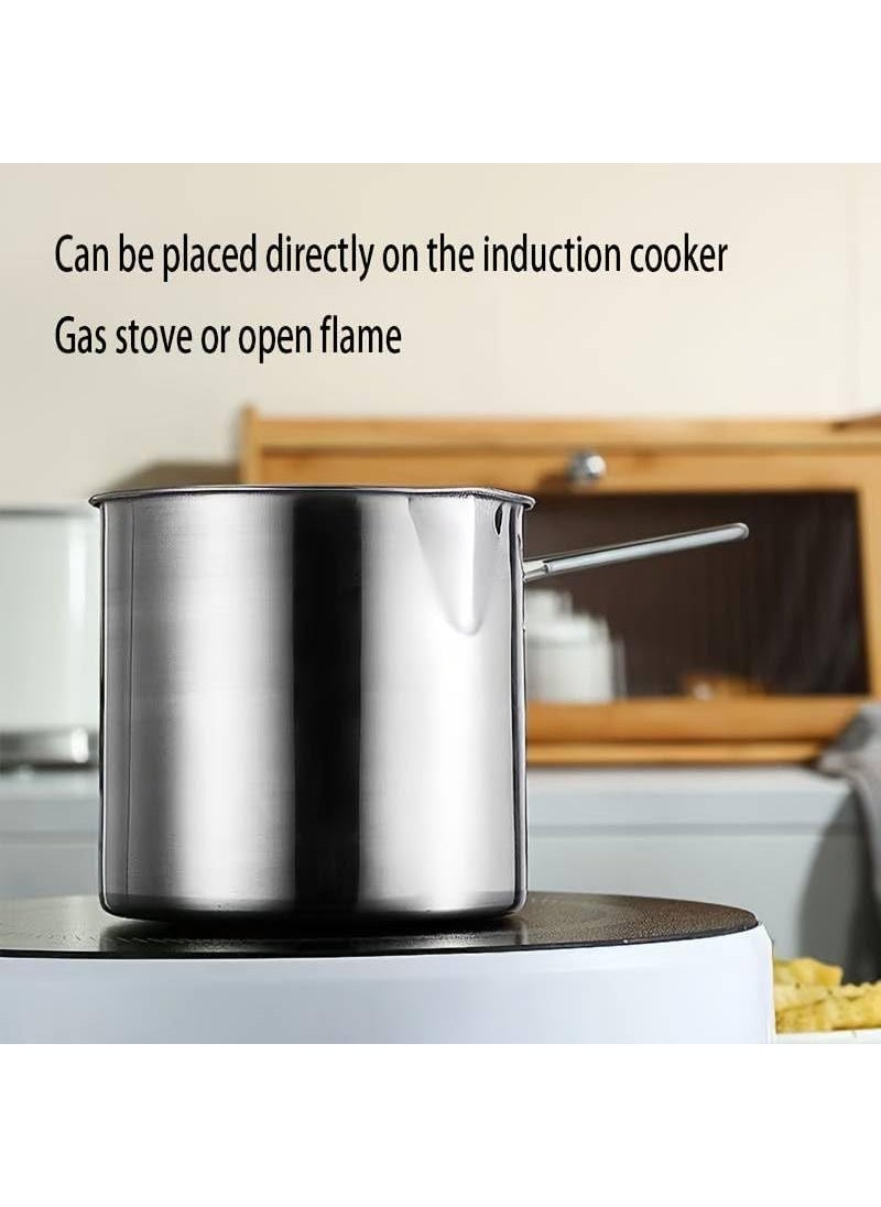 DPCR DPCRStainless Steel Deep Frying Strainer Oil Basket with Fryer Tong French Fries Basket Fry Pan Deep Fryer Food Strainer Colander Potato Chips Rack Mini Mesh Pot Chicken Fryer for Kitchen  - Image 5