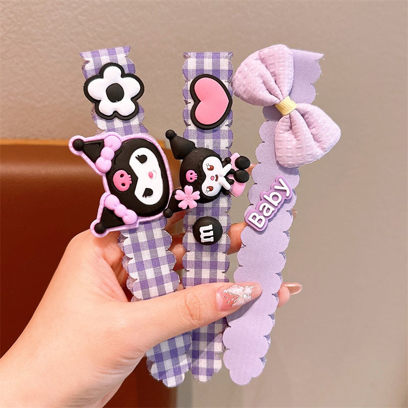 Generic Magic Sticker Bangs Holder for Girls 01# kulomi floret suit