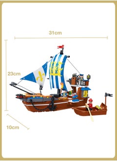 al ostoura toys 9114 Legend Of Pirates Building Bricks 312 PCS  - Image 5
