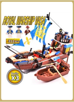 al ostoura toys 9114 Legend Of Pirates Building Bricks 312 PCS  - Image 4