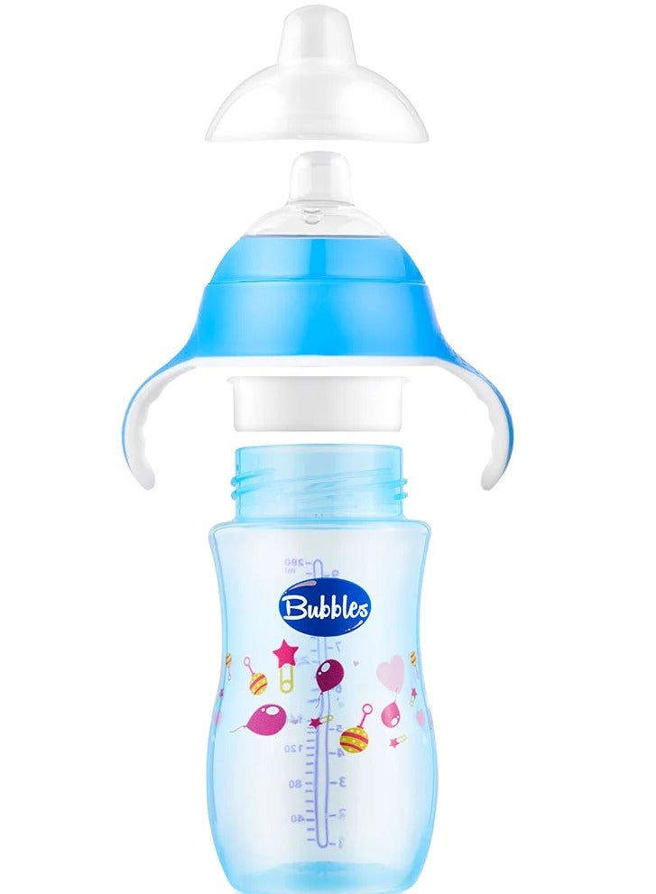 بابلز كوب بابلز الاصلي بيد + حلمة سيليكون2×1 متعددة الالوان 280 مل - Image 2