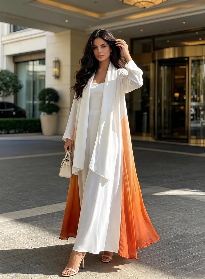 Take Two Multi-Color Tie-Dye Abaya