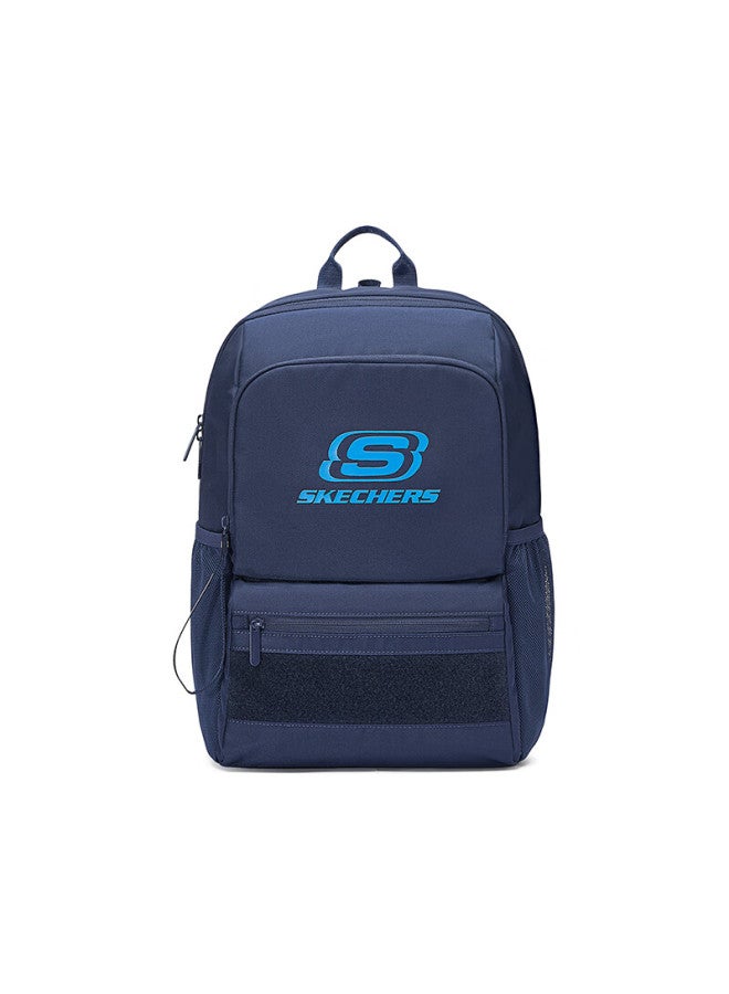 Skechers Large Capacity Diy Travel Commuter Laptop Backpack For Men College Students High School Middle School Girls Navy Blue - Image 1