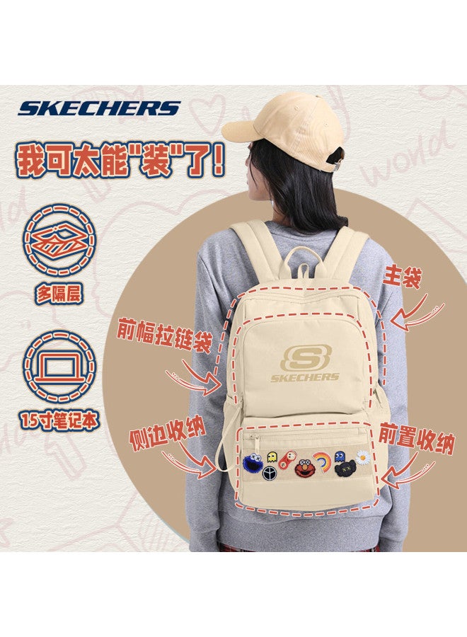Skechers Large Capacity Diy Travel Commuter Laptop Backpack For Men College Students High School Middle School Girls Navy Blue - Image 4