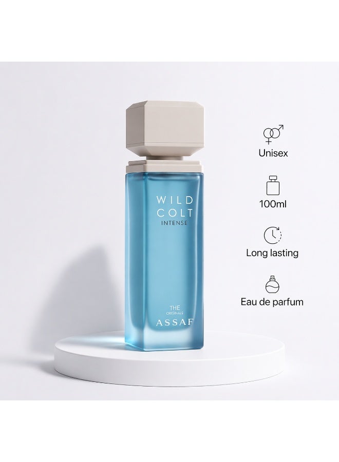 عساف عطر أساف وايلد كولت إنتنس 100 مل أو دو بارفان - عطر قوي يدوم طويلاً للرجال والنساء | عطر عربي فاخر - Image 2