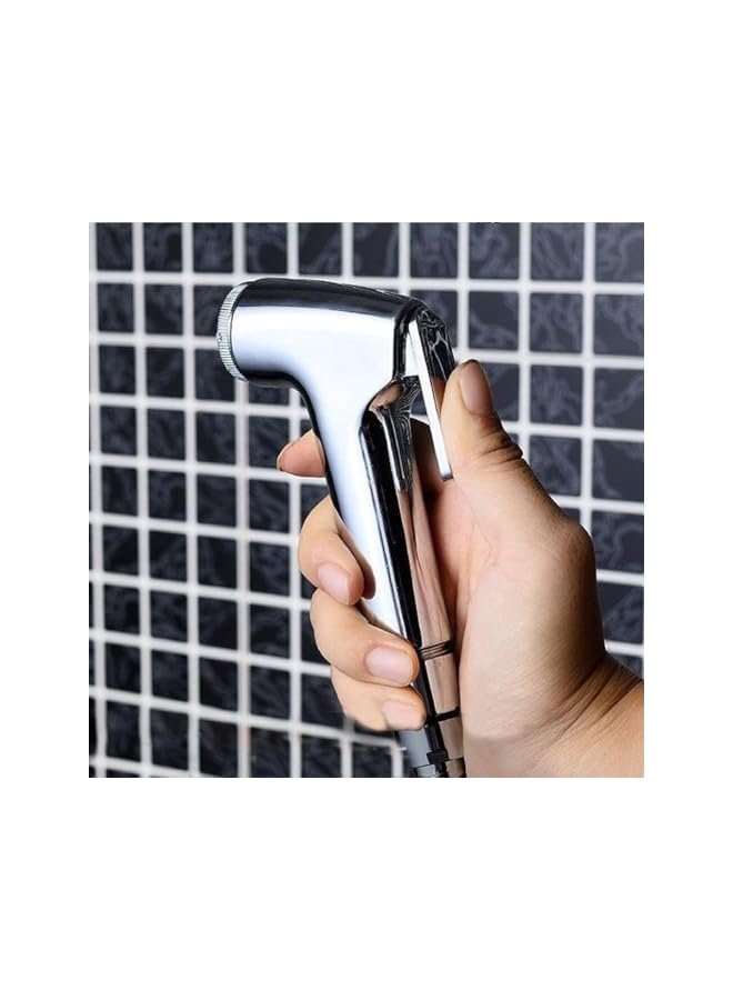 The Bros Bidet Sprayer for Toilet-Adjustable Water Pressure Control with Bidet Hose, Toilet Shattaf Adapter Spray Handheld Bidet Shower Head Wall Bracket Hose Kit | 1.2M | - Image 4