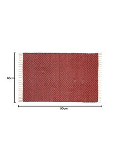 H2H H2H House2Home Cotton Door Mats, 60x90cm (Medium) Mixed Colors, Geometric Design | 2x3Ft - 1unit (Any Color)  - Image 2
