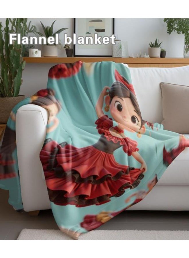 general Baby and children's cartoon flannel thin blanket (warm and comfortable, suitable for sleep, game use) 70cm*100cm - Image 4