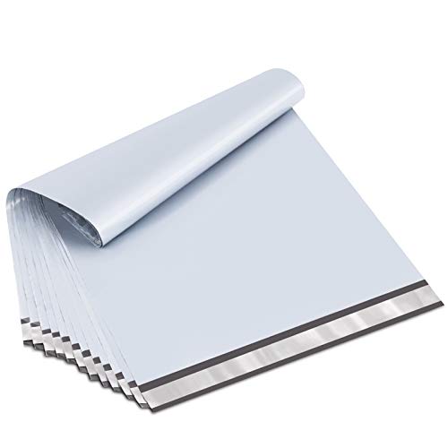 UCGOU Poly Mailers 19x24 Inch White 100 Pack Extra Large Shipping Bags Strong Thick Mailing Envelopes Self Seal Adhesive Waterproof and Tear Proof Boutique Postal for Clothing Quilt and More - Image 1