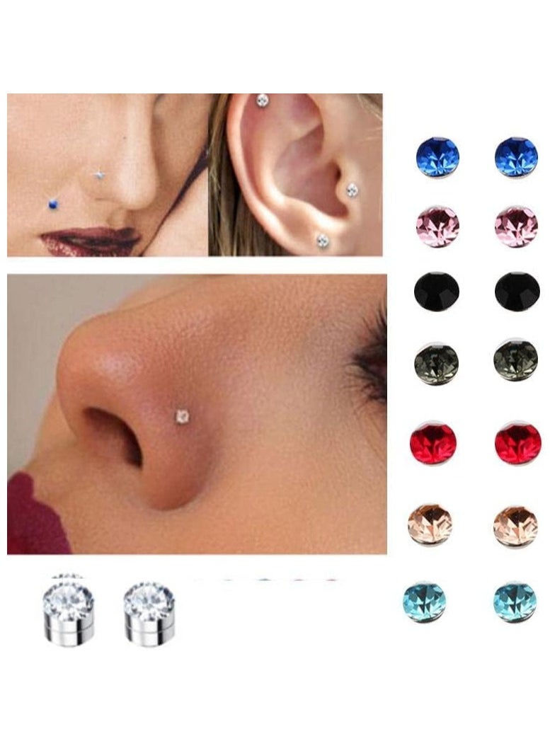 Generic - Pressing for the nose and the body does not need to hole a magnetic crystal stone. A set of 4 pieces - Image 1