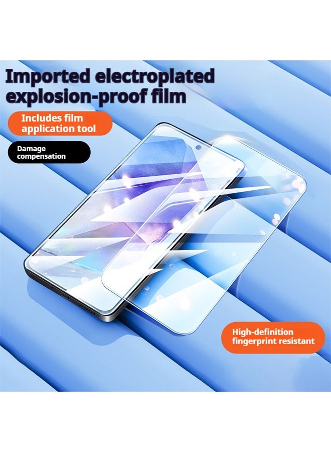 WAEKIL 2 in 1 Samsung Galaxy A55 5G  Protection Set - Ultra Clear Shockproof Case & Edge-to-Edge Screen Protector, 360 Degree Protection, Back Cover & Screen Protector for Samsung Galaxy A55 5G - Image 4