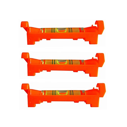 YOTOM 7 pcs Hanging Bubble Line Level for Building Trades, Engineering, Surveying, Metalworking and other Equipment Measure (Orange-Red - 7 Pack) - Image 3