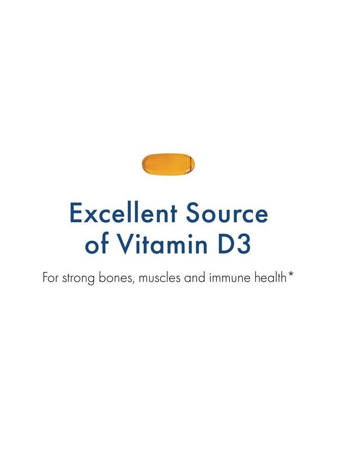 WHC - , UnoCardio 1000 Fish Oil, 1300 mg of Pure Triglyceride Fish Oil with Omega-3 (1180 mg), 665 mg EPA and 445 mg DHA and 25 mcg (1000 IU) Vitamin D3 per softgel, Natural Orange, 60 softgels - Image 1