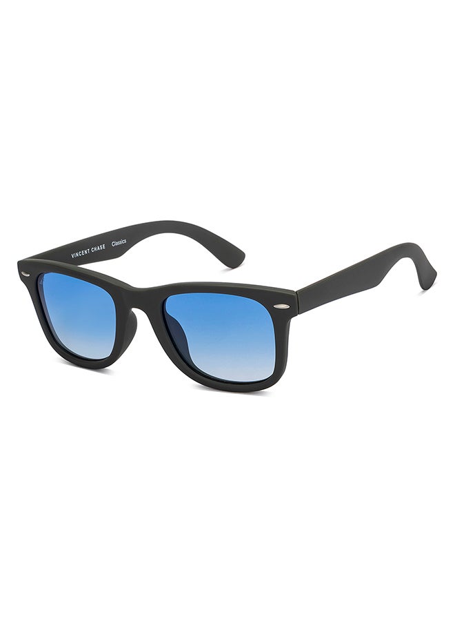 VINCENT CHASE Unisex Full Rim Square Classics Branded Latest And Stylish Sunglasses Polarized And 100% UV Protected Unisex Large VC S16746 - Image 1