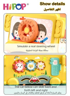 HIPOP Multifunctional Activity Cube Baby Toys with Xylophone Instruments,Fishing Games,Shape Sorting,Whack-a-Mole,6 in 1 Learning Educational Push Toddler Toys  - Image 4