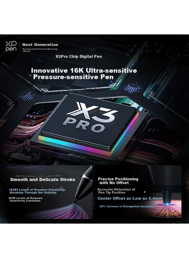 Xppen Artist Pro14 Digital Drawing Tablet Computer Professional Drawing Screen Graphics Tablet Handwriting Board Connected To Computer Drawing Board Handwriting Board - Image 3