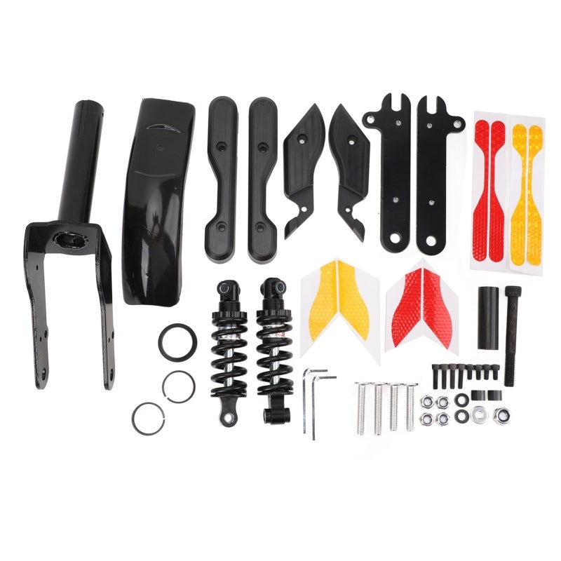 Electric Scooter Suspension Fork: Stainless Steel & ABS Material, Strong Non-Seizing Springs - Perfect Compatibility for M365 1S PRO Electric Scooter Upgrade Parts - Image 1